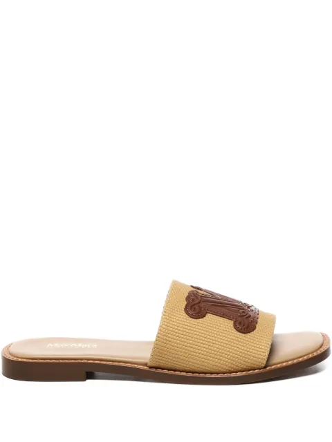 Max Mara sandalias con monograma