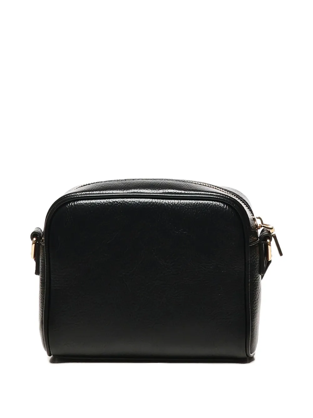 Love Moschino logo-plaque shoulder bag - Zwart