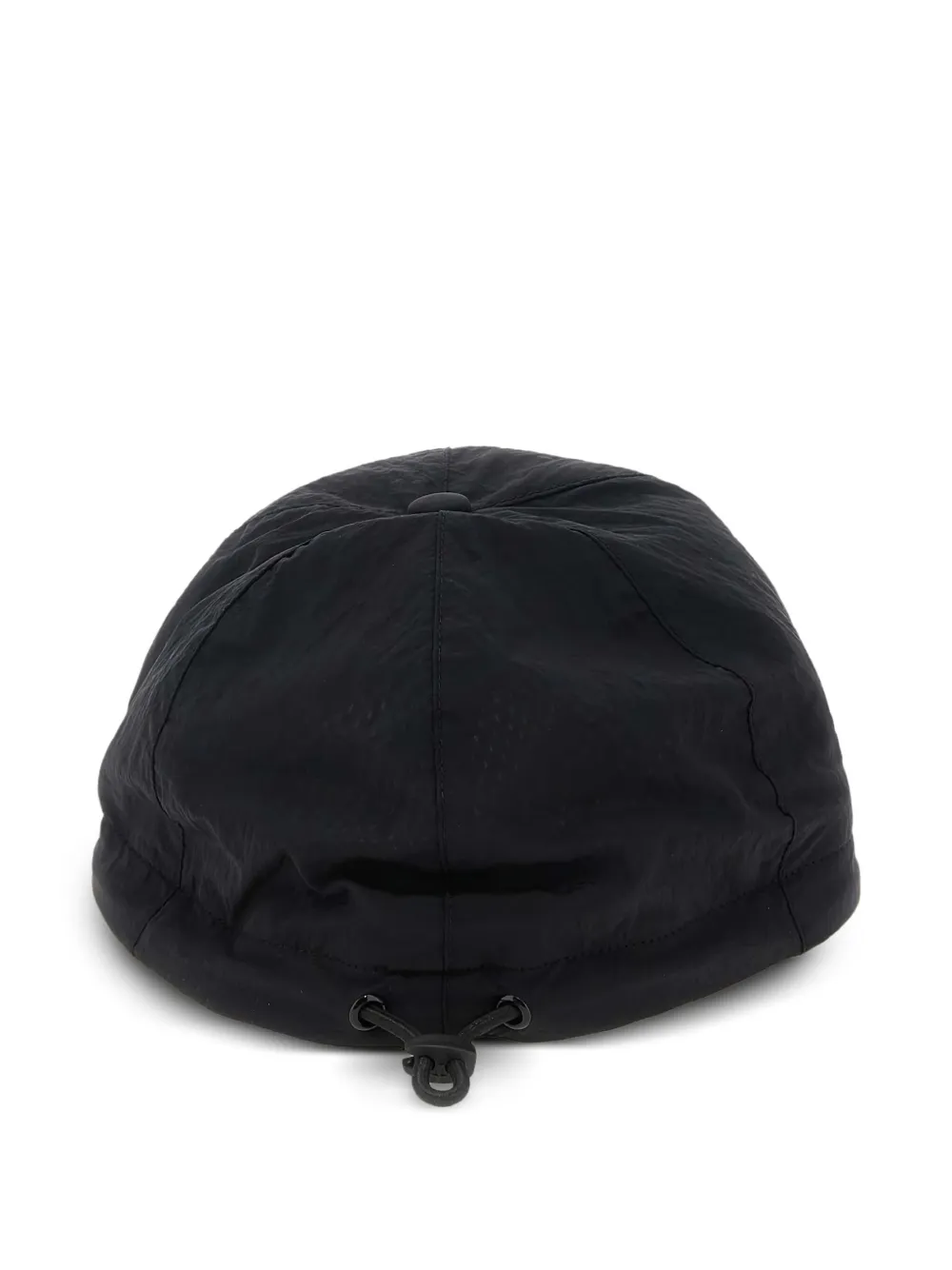 Stone Island logo-plaque baseball cap Zwart