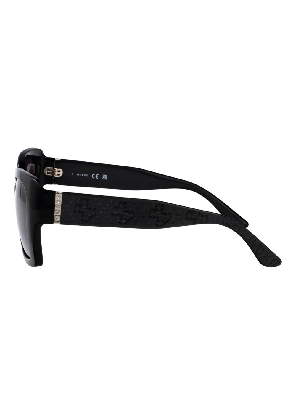 GUESS EYEWEAR Zonnebril met vierkant montuur Zwart