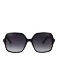 GUESS EYEWEAR oversized-frame sunglasses - Black