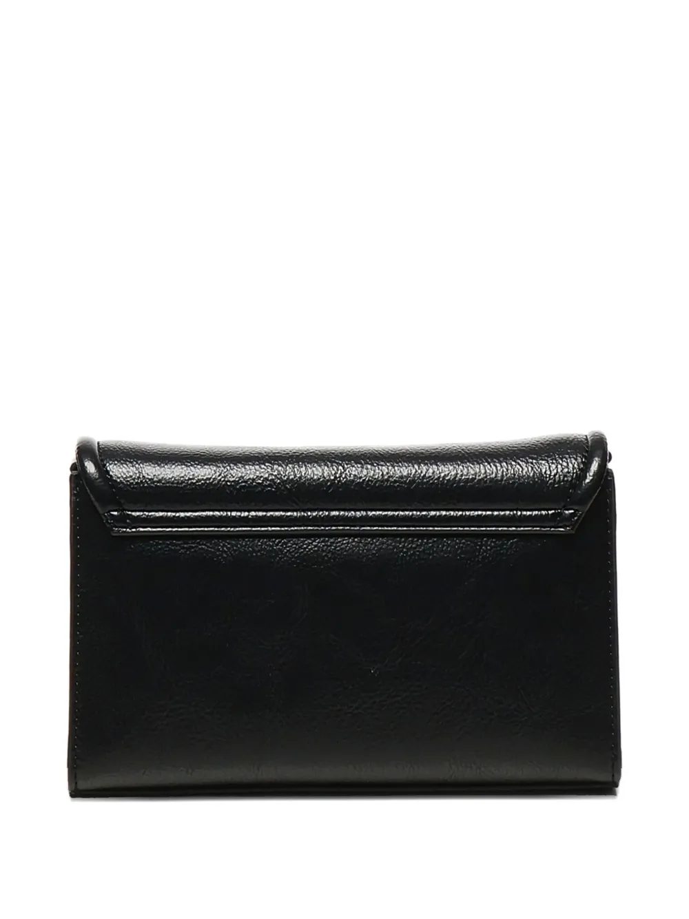 Love Moschino logo-plaque chain shoulder bag - Zwart