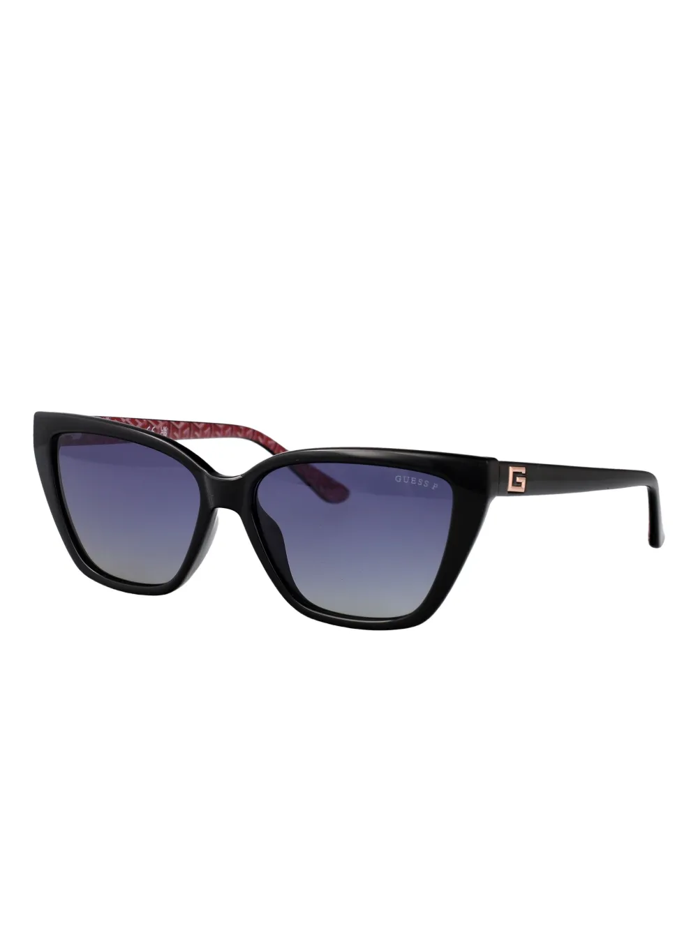 GUESS EYEWEAR Zonnebril met cat-eye montuur Zwart