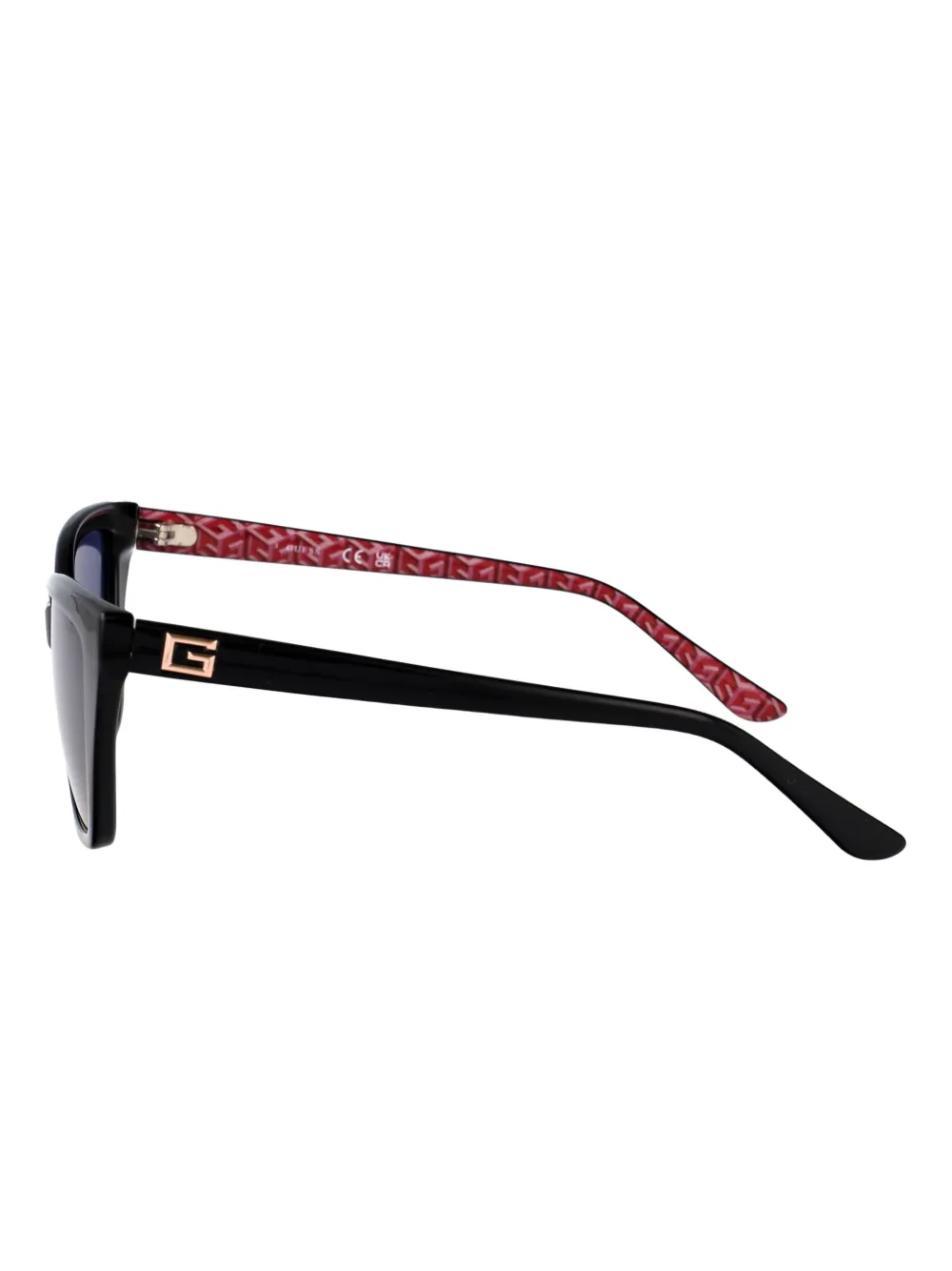 GUESS EYEWEAR Zonnebril met cat-eye montuur Zwart
