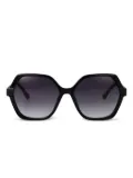 GUESS EYEWEAR geometric-frame sunglasses - Black