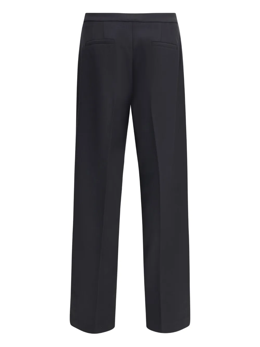 Cruna pleated wide-leg trousers - Zwart