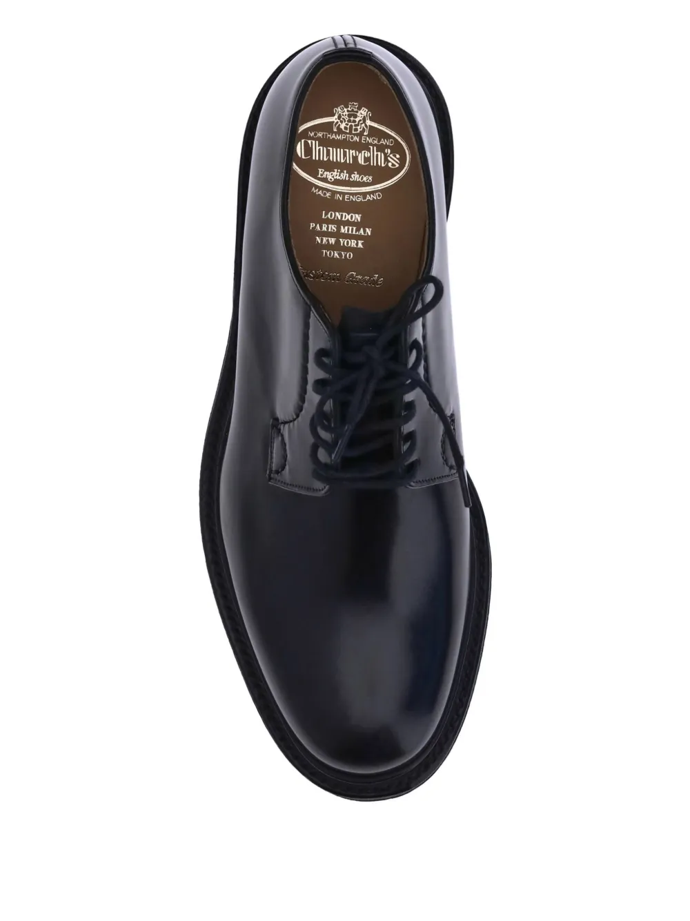 Church's leather lace-up shoes Blue