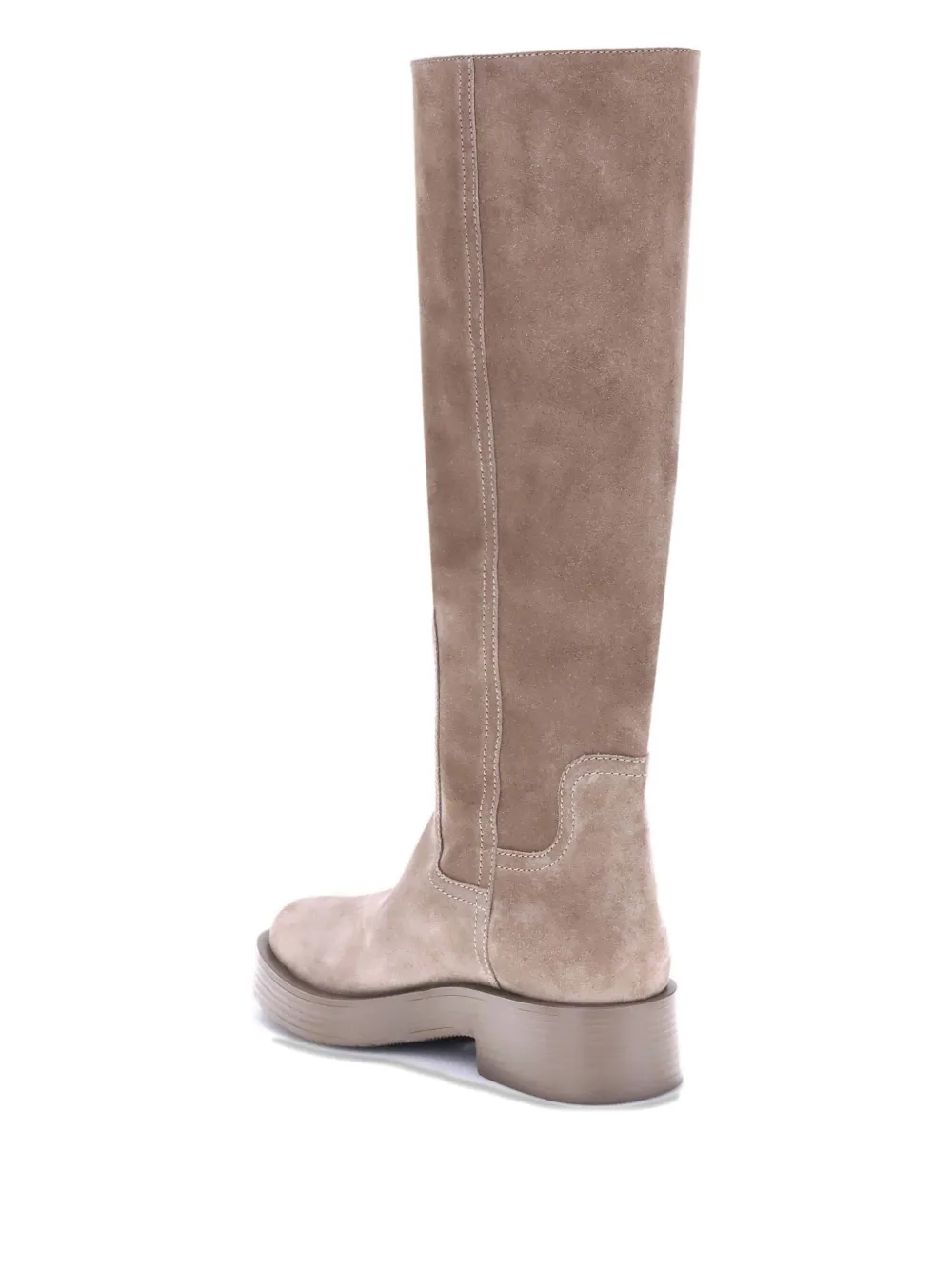 Casadei Charlie suede knee-high boots CARIBOU