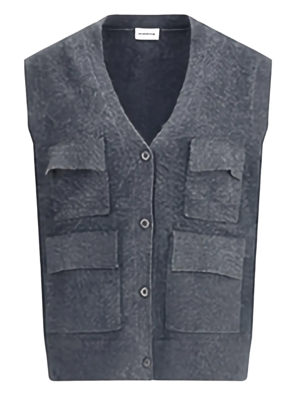 button-up gilet