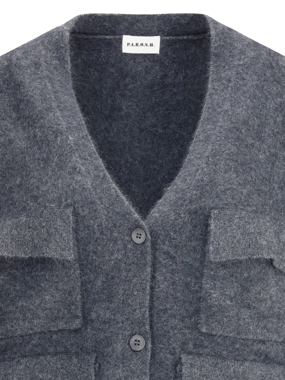 P.A.R.O.S.H. Button-up gilet Grijs