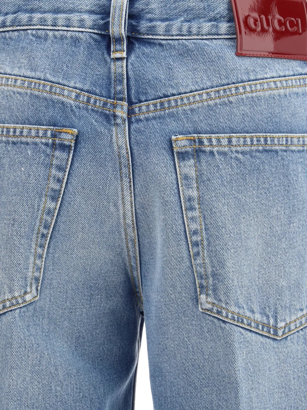 Gucci Jeans met stonewashed-effect Blauw