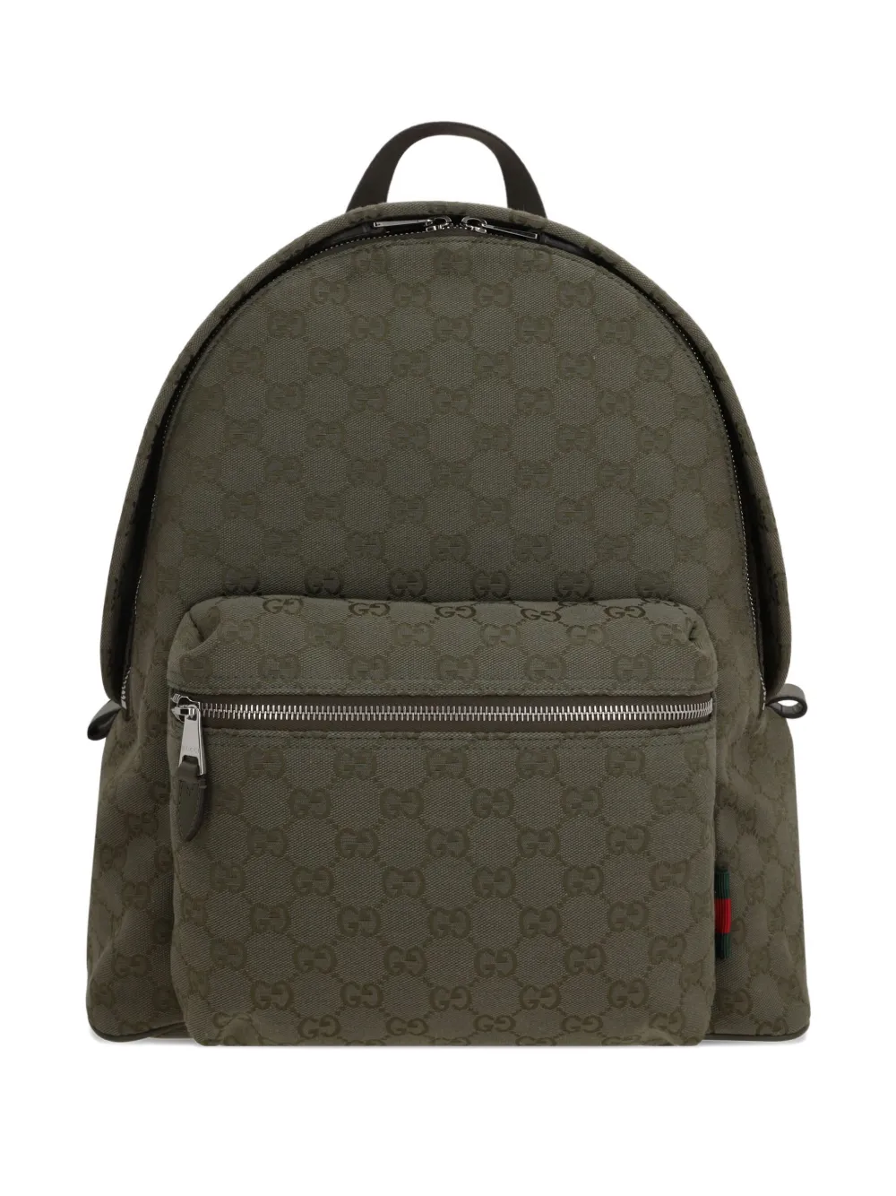 Gucci medium GG canvas backpack Groen