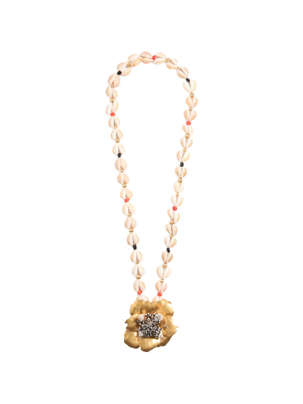 Valentino Garavani Halskette mit Blumenverzierung - Gold