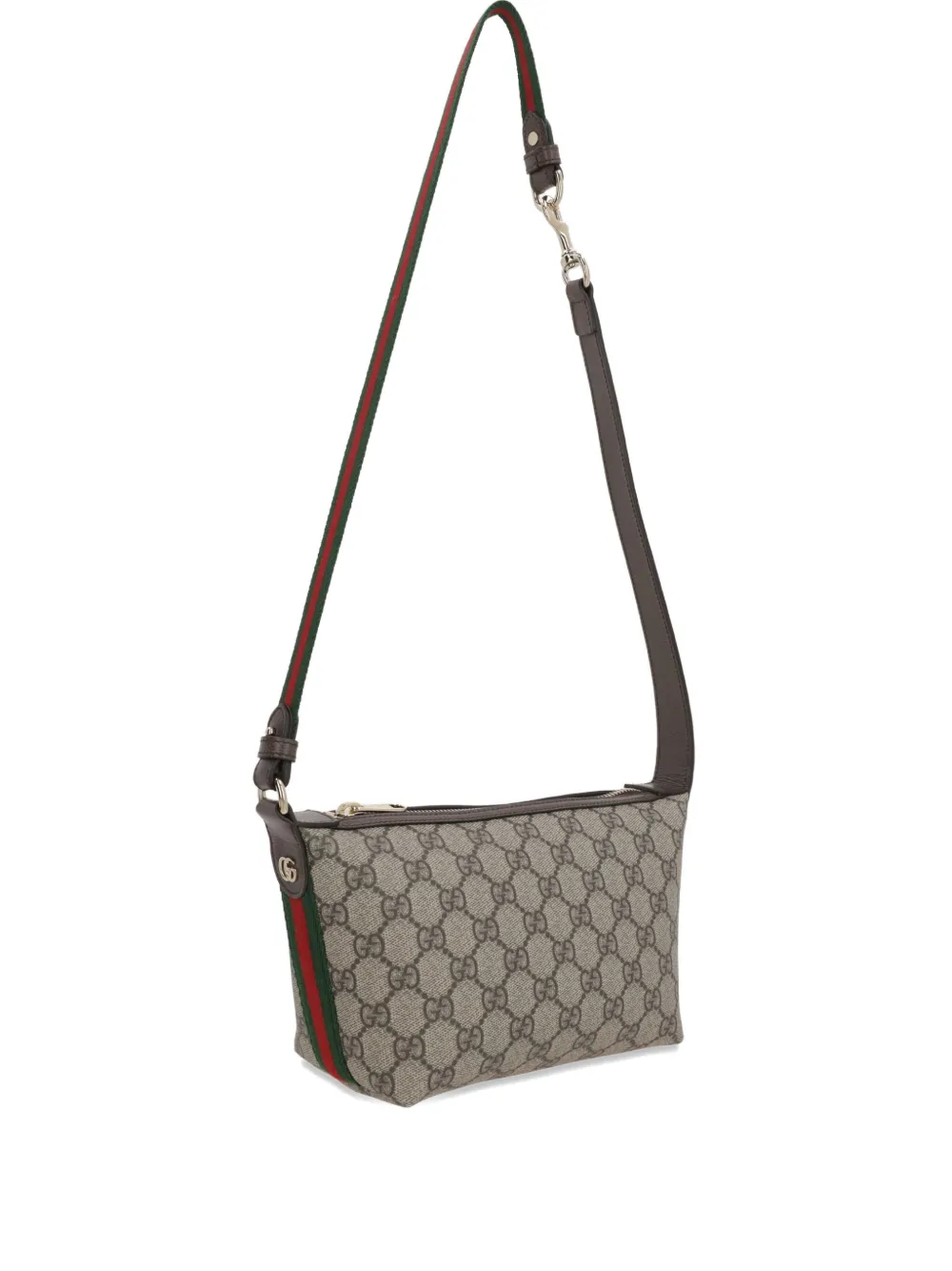 Gucci Gg Supreme Canvas Crossbody Bag In Black
