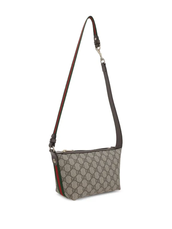 Gucci GGパターン ブラウンショルダーバッグ