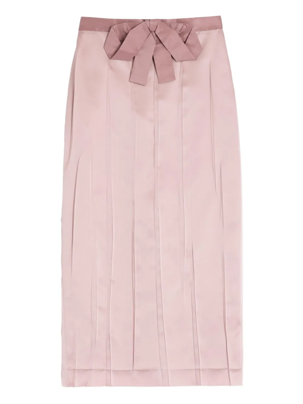 Valentino Garavani bow-detail midi skirt | Pink | Image 1