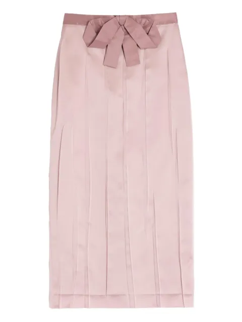 Valentino Garavani bow-detail midi skirt