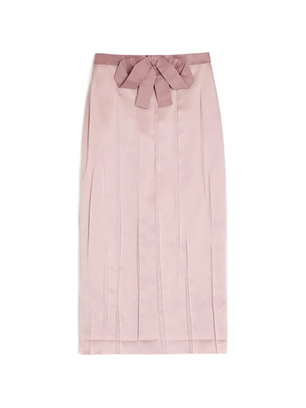 Valentino Garavani bow-detail midi skirt - Rosa