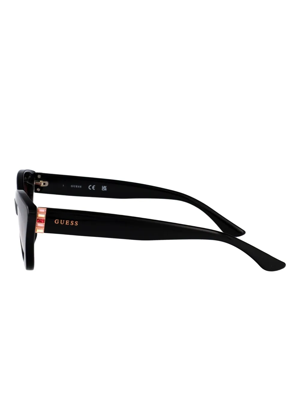 GUESS EYEWEAR Zonnebril met cat-eye montuur Zwart