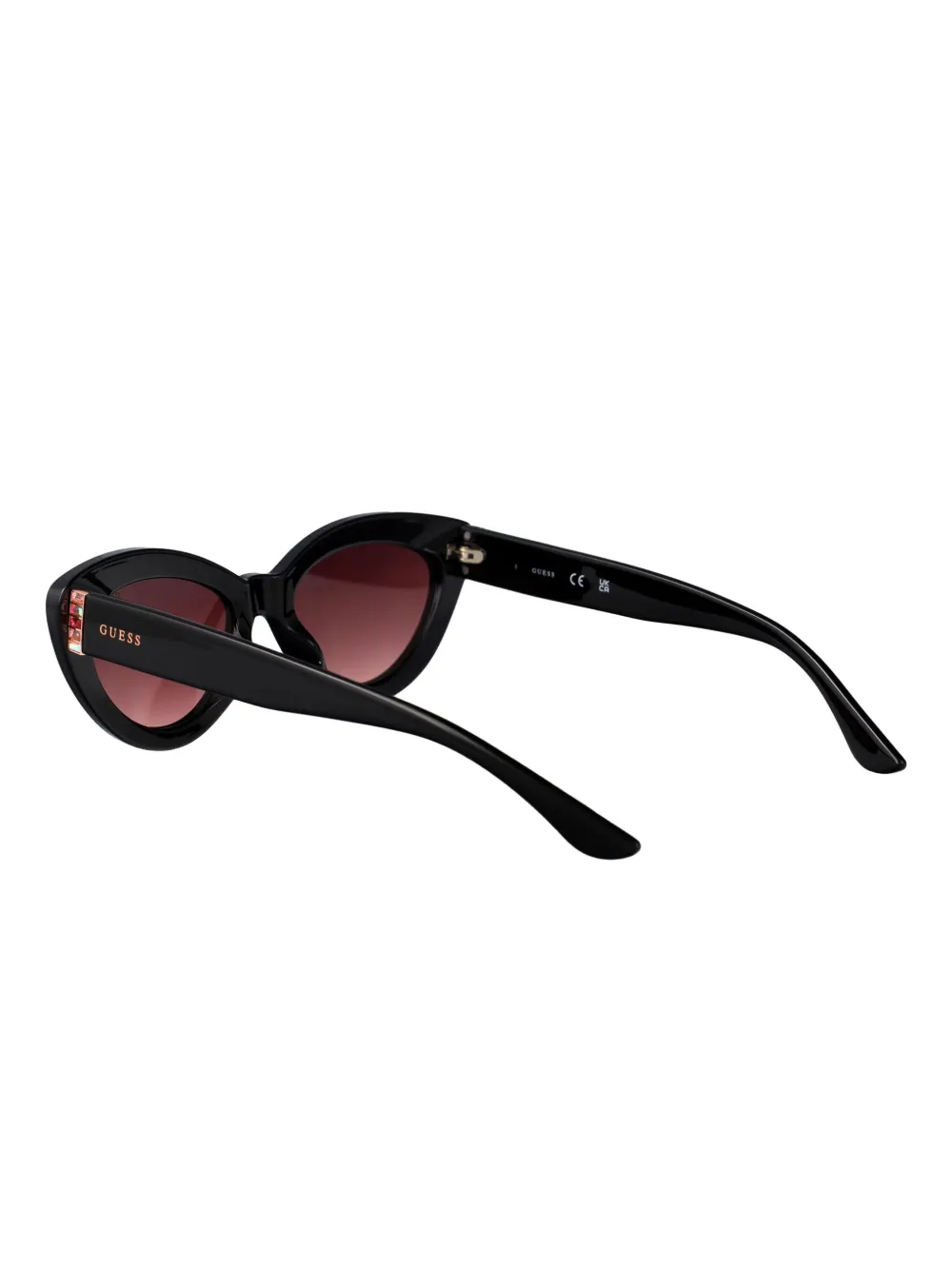 GUESS EYEWEAR Zonnebril met cat-eye montuur Zwart