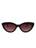 GUESS EYEWEAR cat eye-frame sunglasses - Black