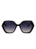 GUESS EYEWEAR geometric-frame sunglasses - Black