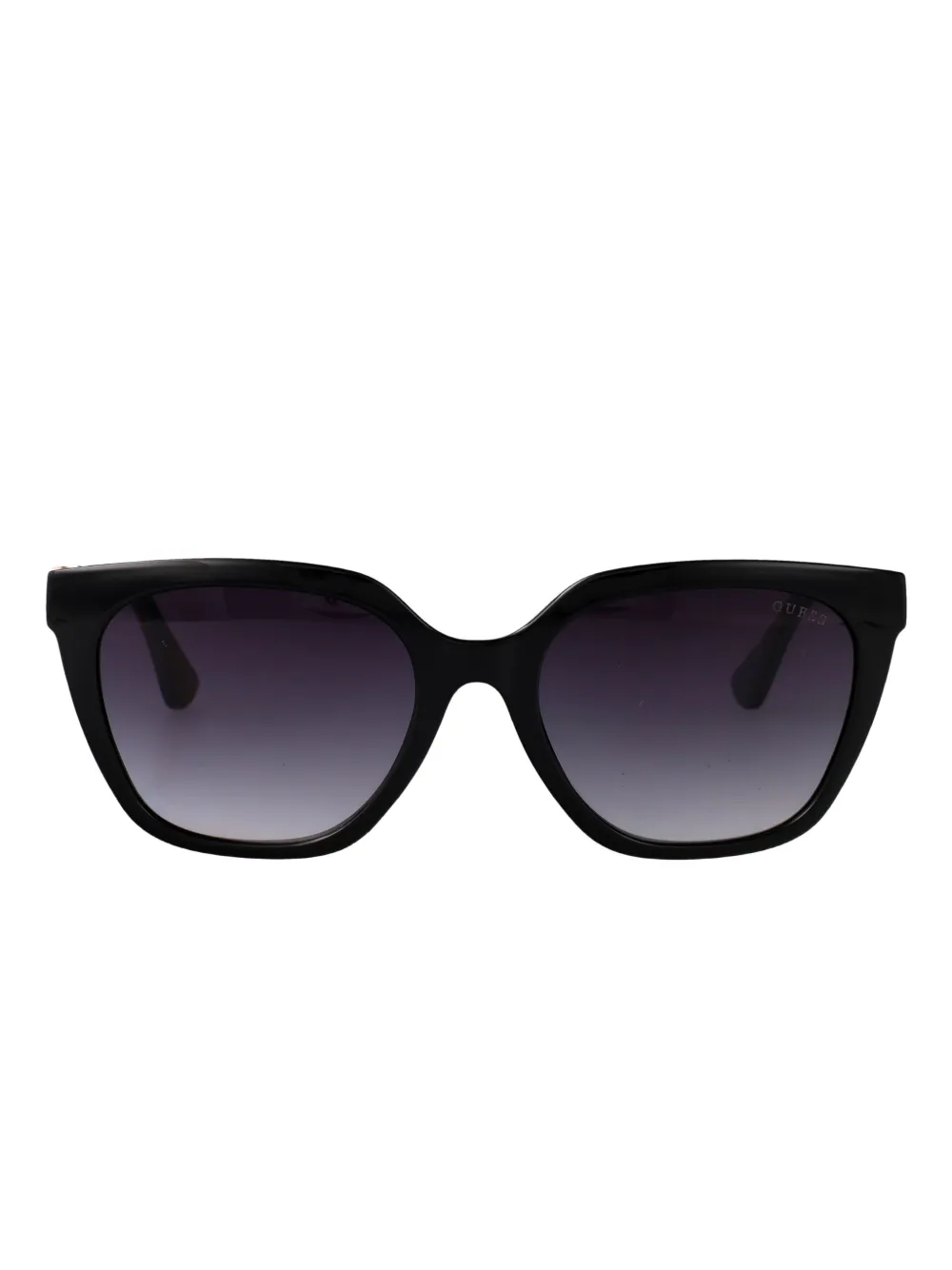 GUESS EYEWEAR Zonnebril met vierkant montuur en logo Zwart