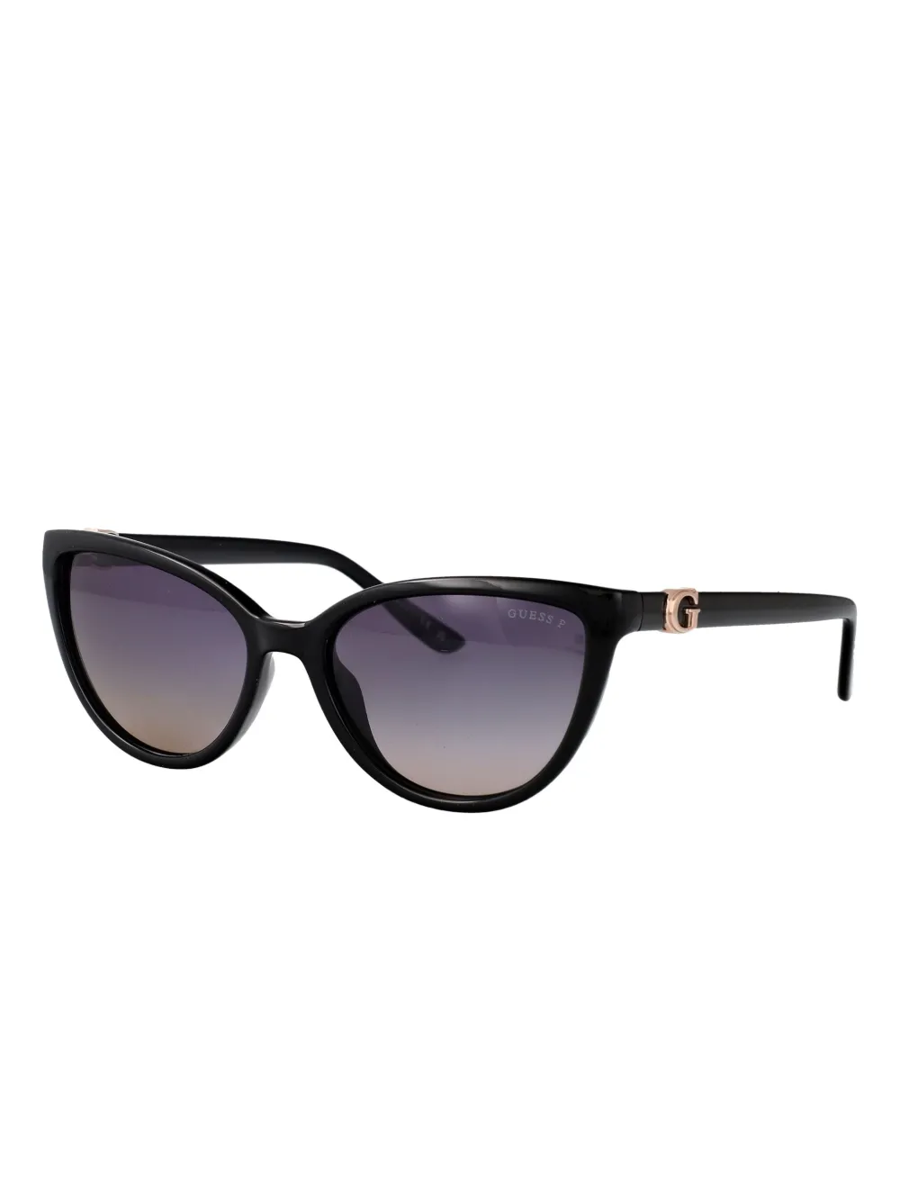 GUESS EYEWEAR Zonnebril met cat-eye montuur Zwart