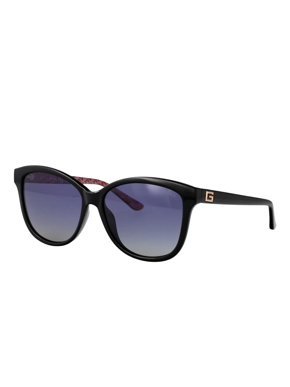 GUESS EYEWEAR Zonnebril met cat-eye montuur Zwart