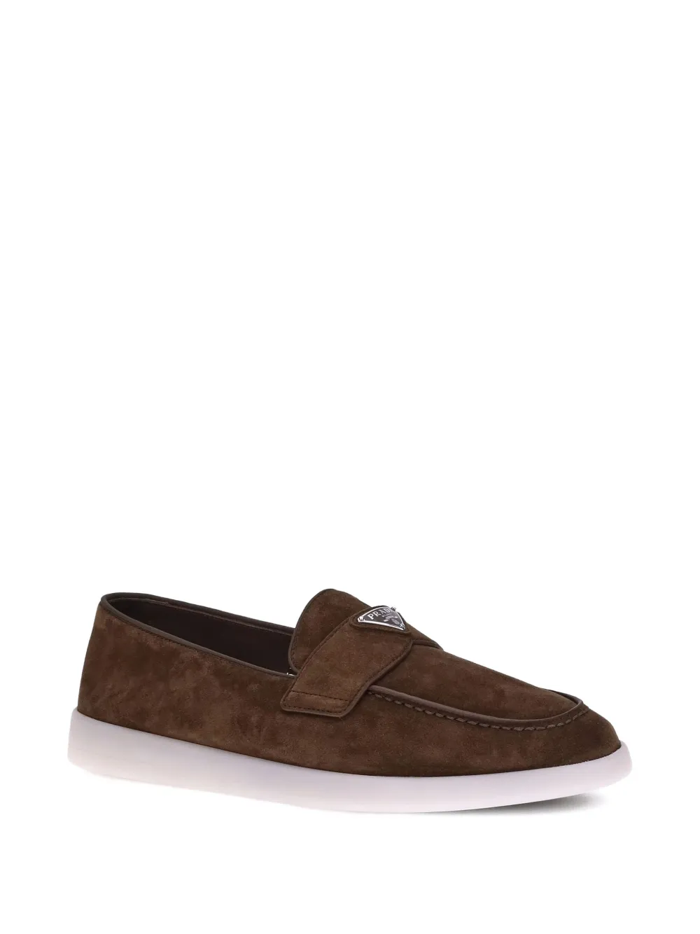 Prada suede loafers - Bruin