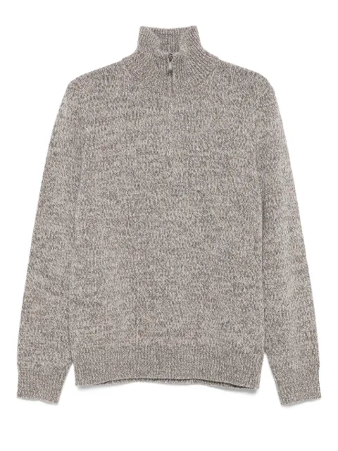 Barena pull à fermeture zippée et col montant