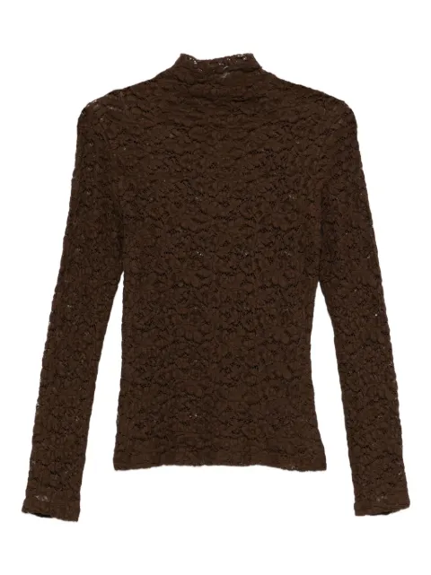 Seventy lace high-neck sweater