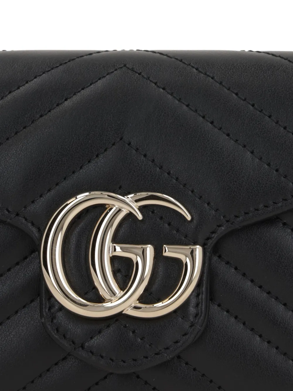 Gucci GG Marmont chain-strap mini bag Zwart