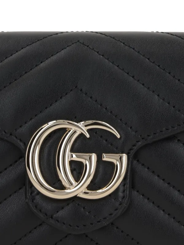 Gucci GG Marmont chain-strap Mini Bag | Black | FARFETCH