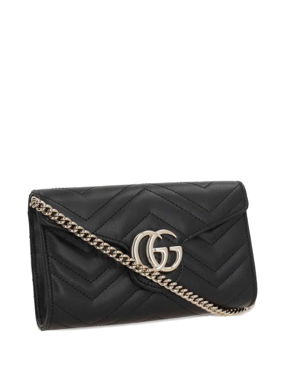 Gucci GG Marmont chain-strap mini bag Zwart