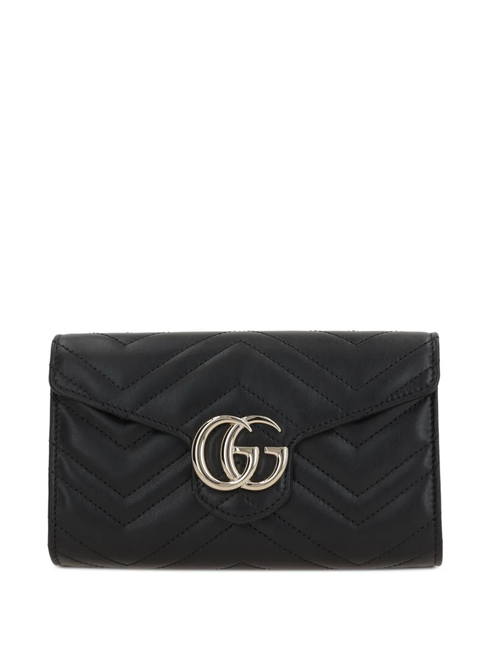 Gucci GG Marmont chain-strap mini bag Zwart