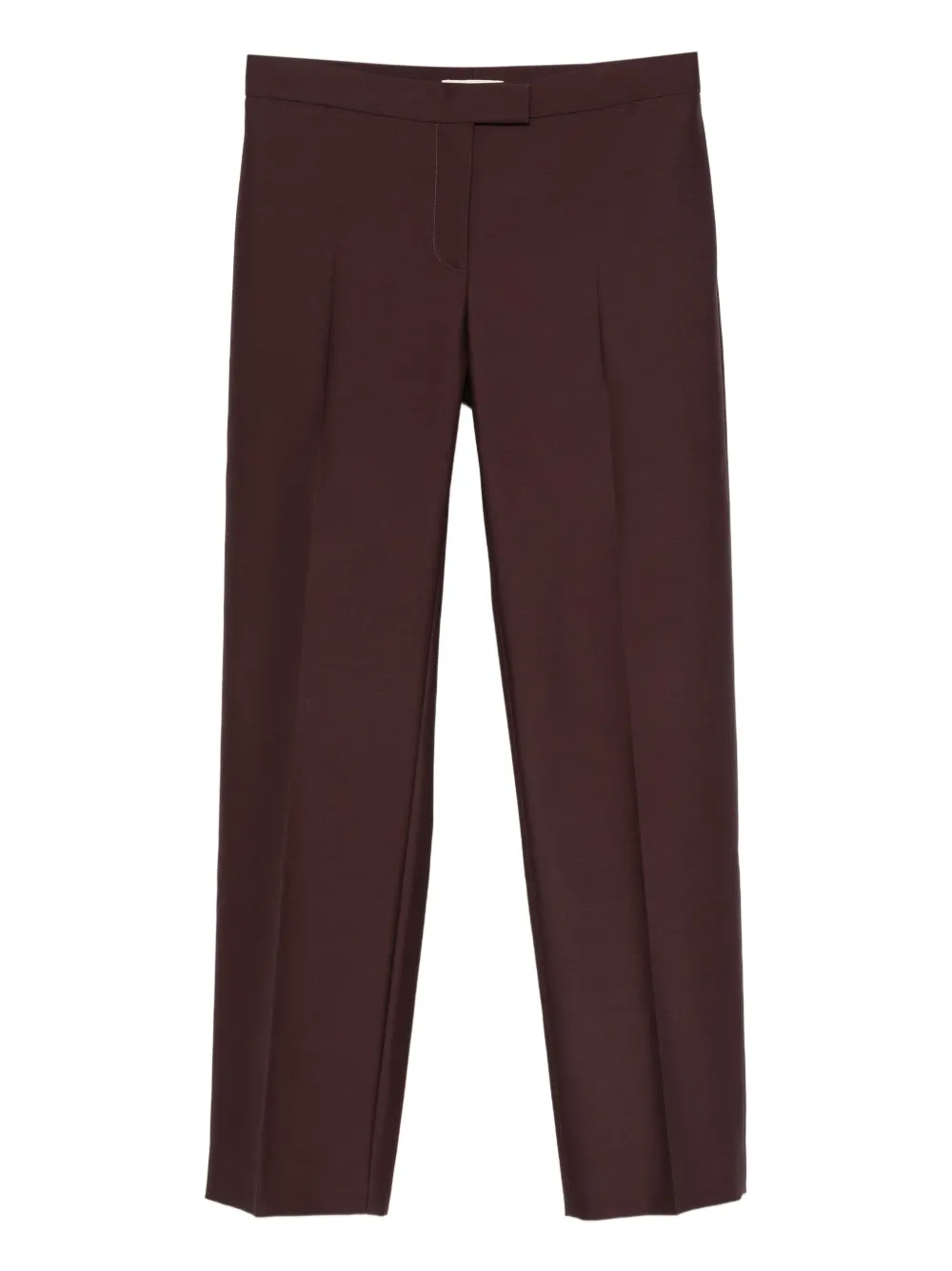 KHAITE Callen broek met geplooide voorkant Paars