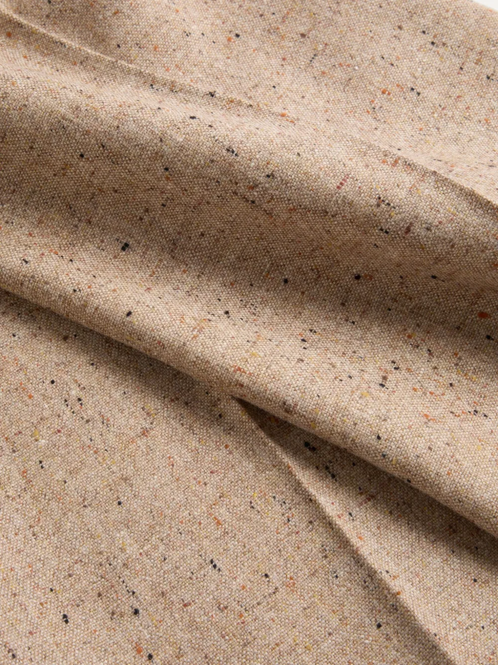 Valentino Woven Casual Pants In Brown