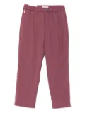michael coal elastic-waist pocket trousers - Purple