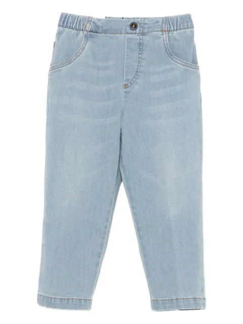 michael coal elastic-waist jeans