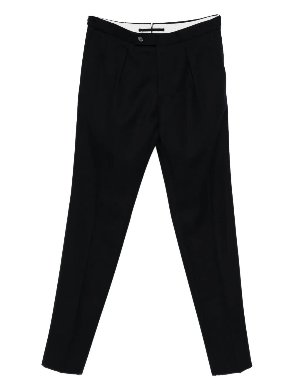 Incotex Broek met geplooid detail Blauw