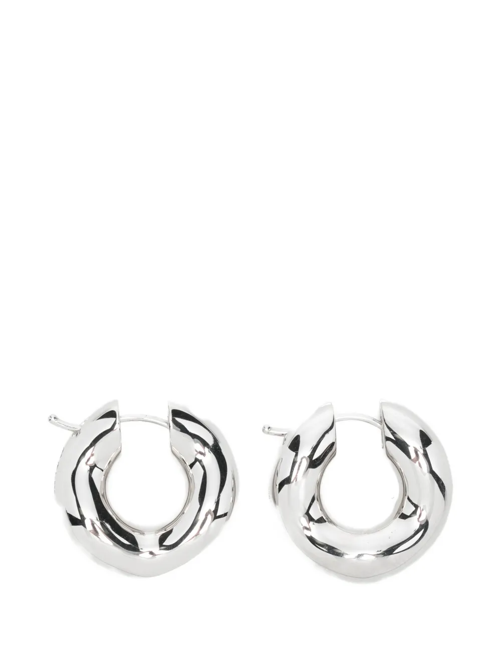 Charlotte Chesnais Wave Blow earrings - Argento