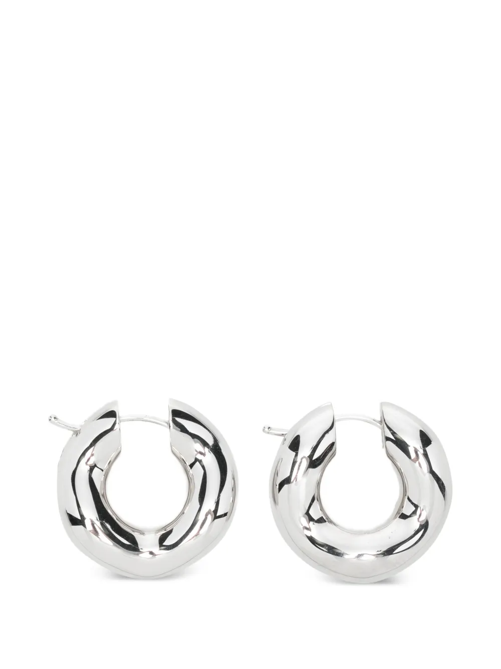 Charlotte Chesnais Wave Blow earrings - Argento