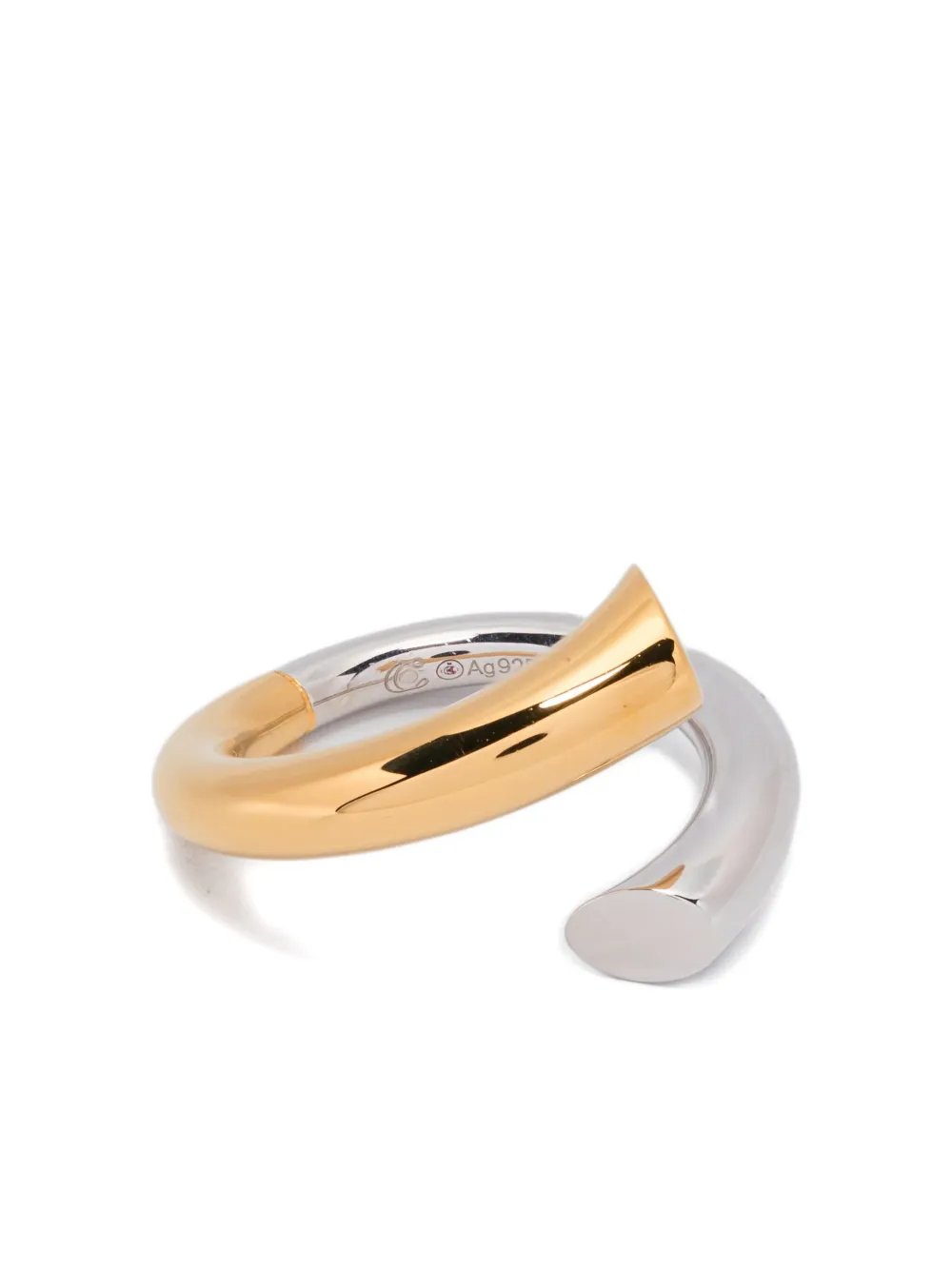 Charlotte Chesnais Biseau Ring In Gold