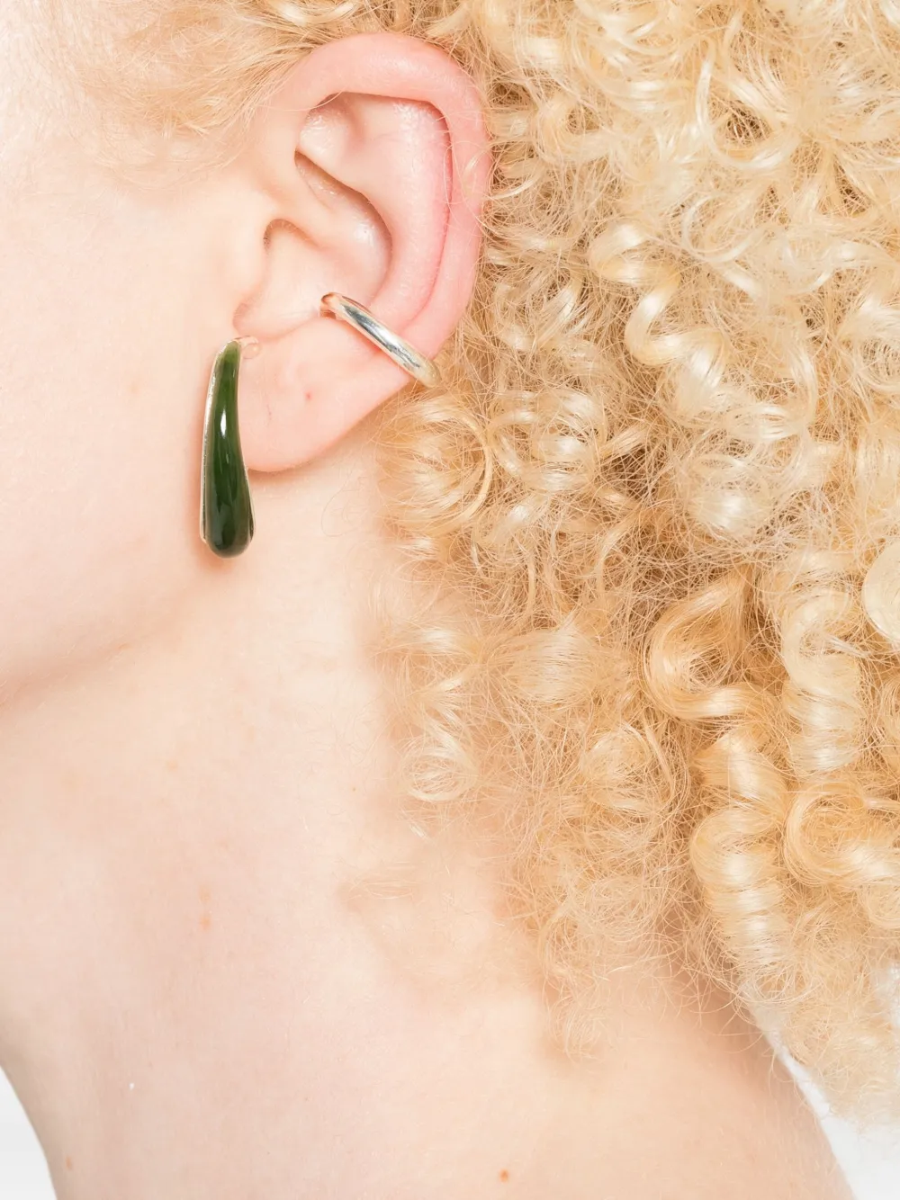Charlotte Chesnais Mirage Blow ear cuff - Zilver