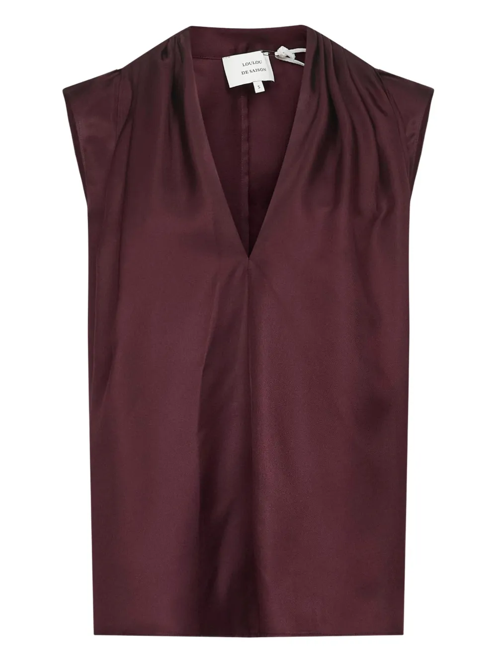 Sade V-neck sleeveless top