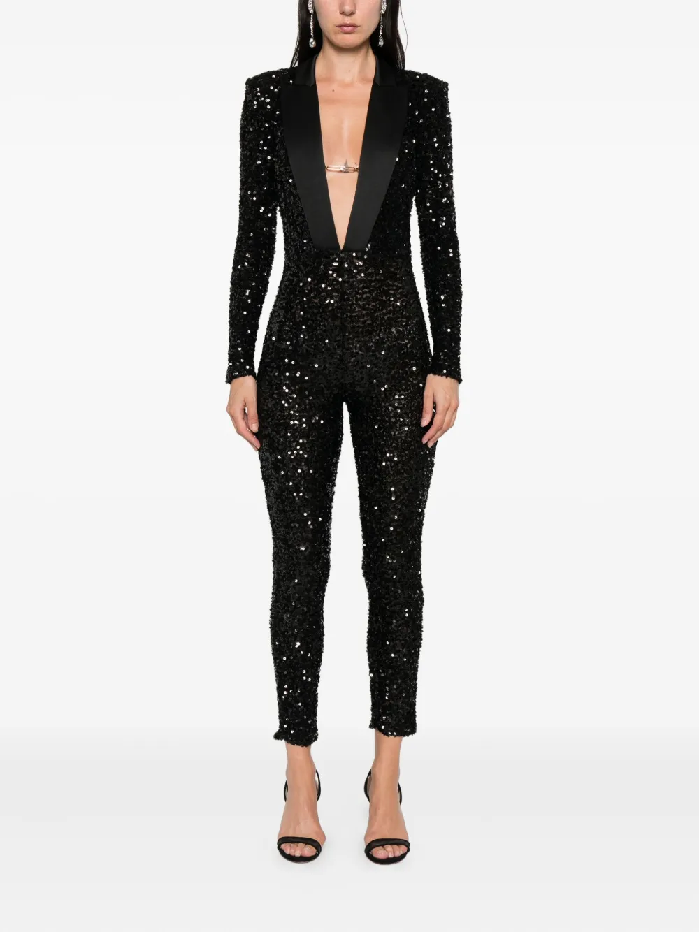 Elisabetta Franchi sequin-embellished jumpsuit | Full Length | Image 2