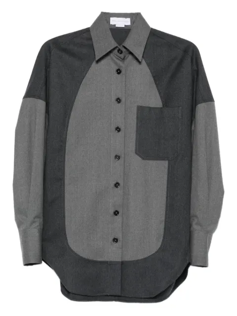 Stella McCartney panelled button-up shirt