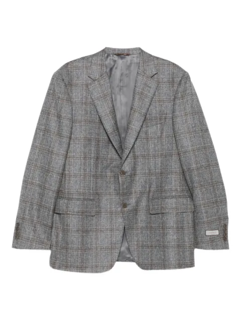 Canali veste en laine à carreaux