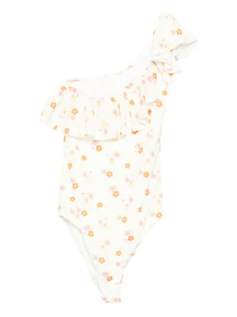 ME FUI floral ruffled swimsuit